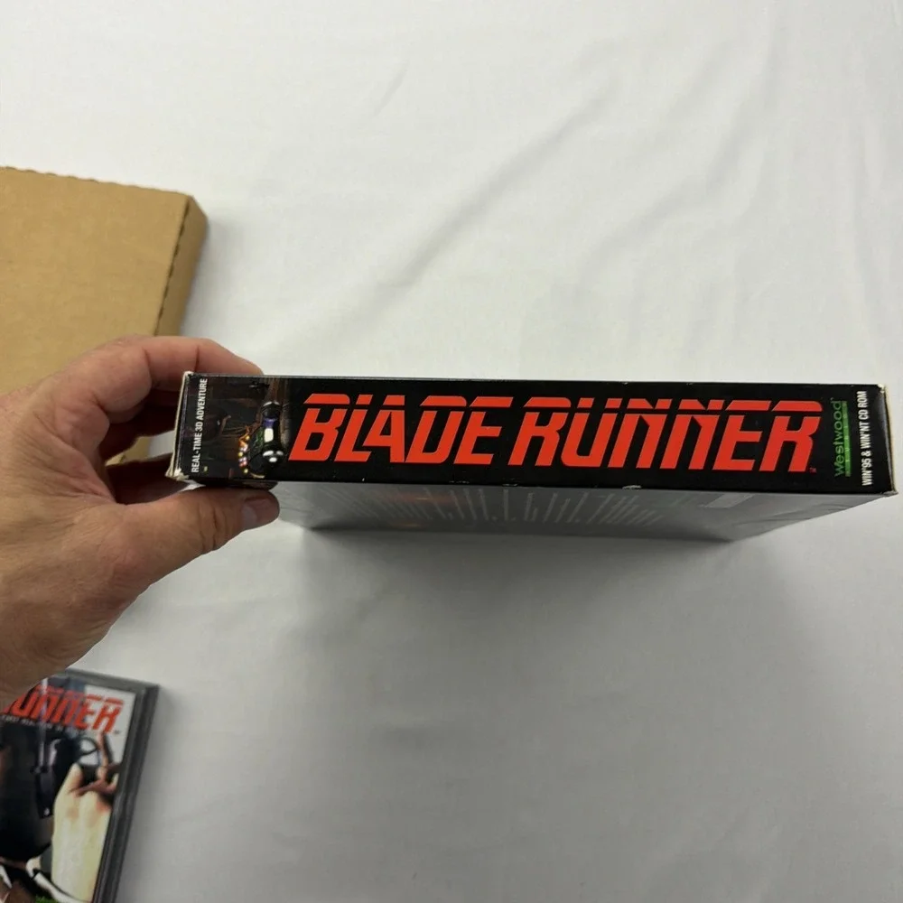 Blade Runner PC Big Box 1997 Vintage Computer Game Westwood 4 Discs